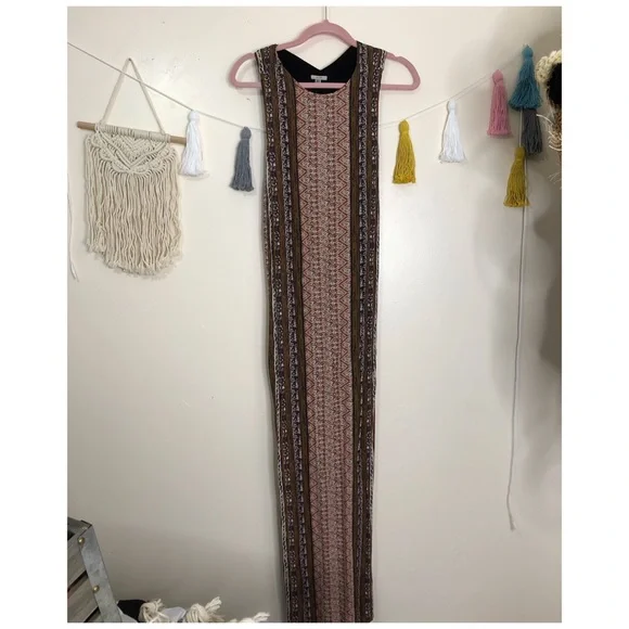 Ecote | Tribal Print Maxi Dress sz M - Picture 8 of 8